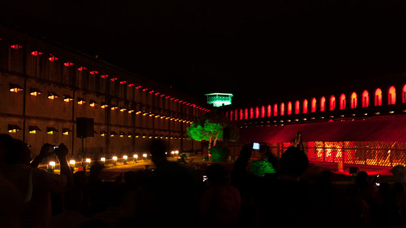 Light and Sound Show at Cellular Jail