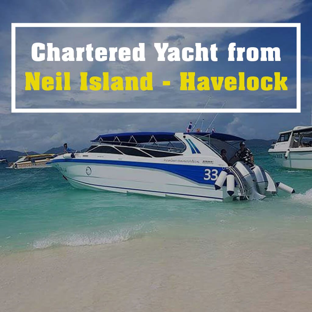 Chartered Yacht from Neil Island Havelock